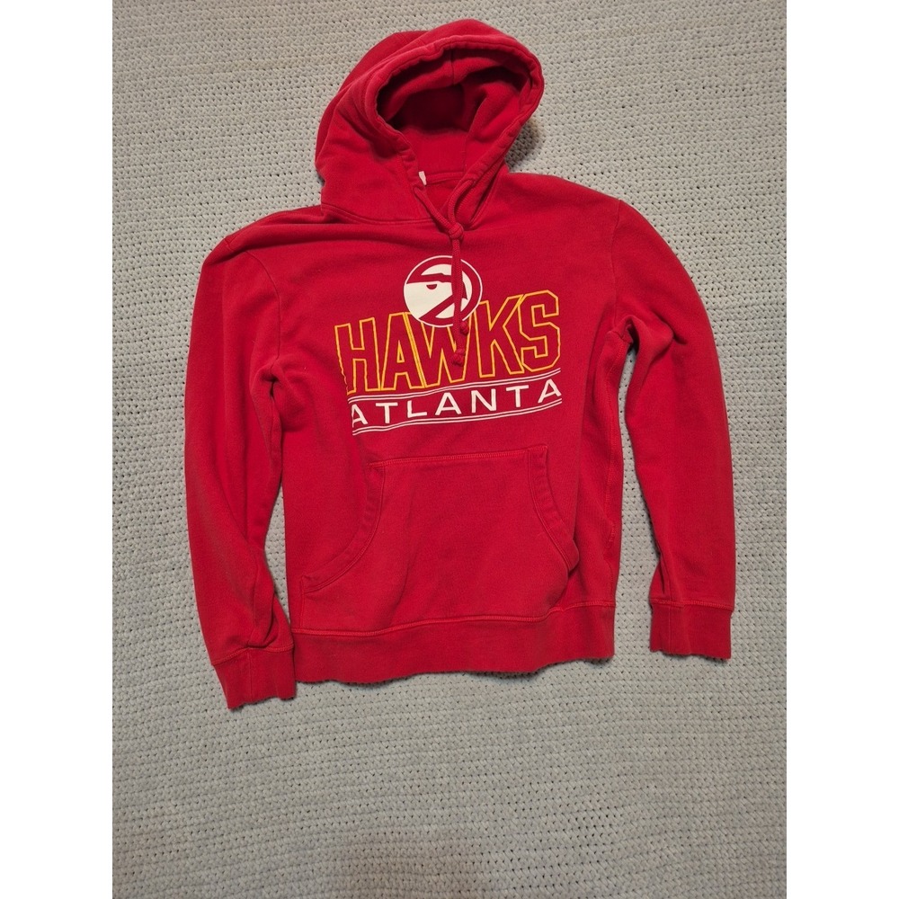 Men Mitchell & Ness Atlanta HAWKS HOODIE WITH POCKETS